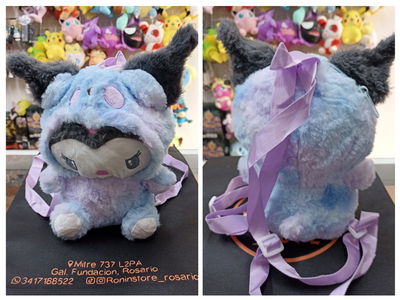 Kuromy oso Celeste Mini Mochila de Peluche Sanrio 