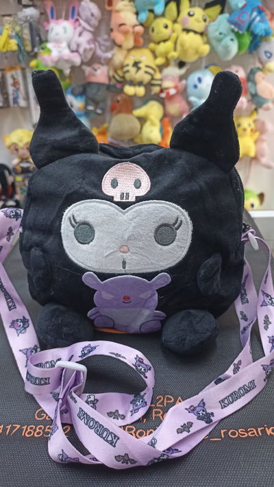 Kuromi Cartera Bolso de Peluche Sanrio 05