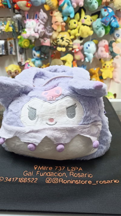 Kuromi Cartera Bolso de Peluche Sanrio 06