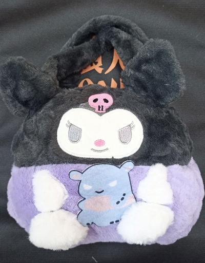 Kuromi Cartera Bolso de Peluche Sanrio 09