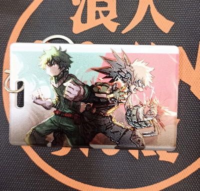 Deku y Bakugo Porta Sube Boku no Hero Academia - Porta Tarjeta - My Hero Academia