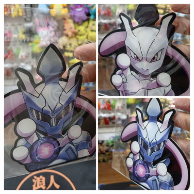 Mewtwo Sticker 3D Pokemon