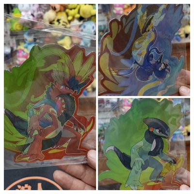 Cyclizar Koraidon y Miraidon Sticker 3D Pokemon