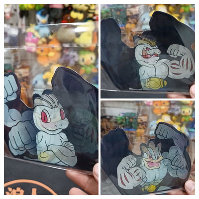 Machop Machoke y Machamp Sticker 3D Pokemon