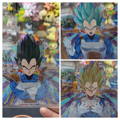 Vegeta ssj y Blue Sticker 3D Dragon Ball 02