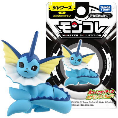 Vaporeon Figura Original Pokemon Takara Tomy Moncolle 