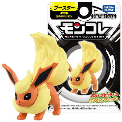 Flareon Figura Original Pokemon Takara Tomy Moncolle 