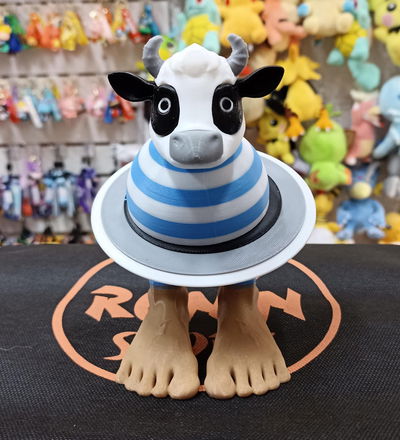 Vaca Saturno Saturnita Figura 3d BrainRot 14cm - Capuccino Asesino