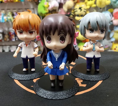 Set Triple Gashapon Figura Fruits Basket