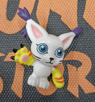 Gatomon 02 Gashapon Figura 3-5cm Digimon