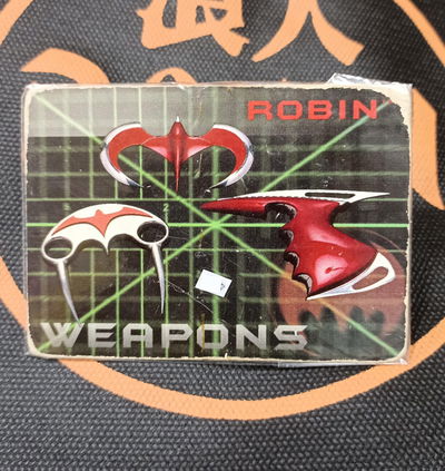 Carta Tarjeta Robin Weapons - Batman y Robin 1997 - Colección de YPF - DC - Retro