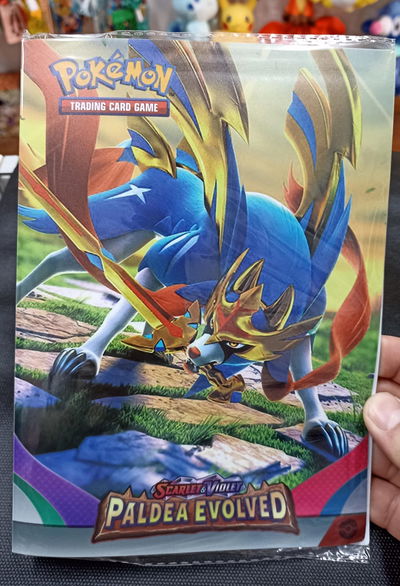 Zacian y Quaquaval Carpeta Álbum cartas Pokemon TCG simple p/144 cartas 