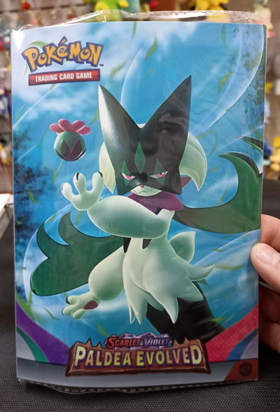 Meowscarada Carpeta Álbum cartas Pokemon TCG simple p/144 cartas 