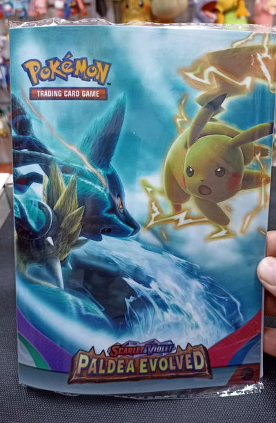 Pikachu y Lucario Carpeta Álbum cartas Pokemon TCG simple p/144 cartas 