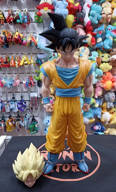 Goku 2 cabezas 30cm Figura Dragon Ball sin caja