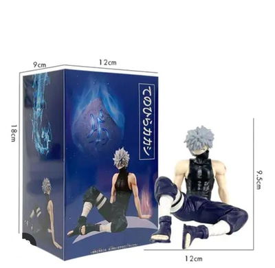 Hatake Kakashi sentado 10cm Figura Naruto con caja