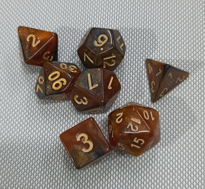 Set 7 Dados 13 - Dado - Roll - Juego de mesa 