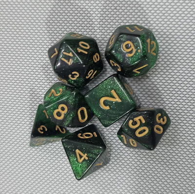 Set 7 Dados 17 - Dado - Roll - Juego de mesa 