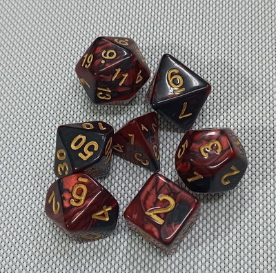 Set 7 Dados 14 - Dado - Roll - Juego de mesa 