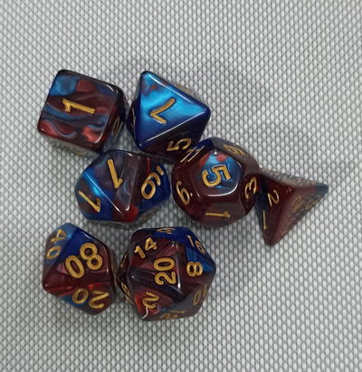 Set 7 Dados 11 - Dado - Roll - Juego de mesa 