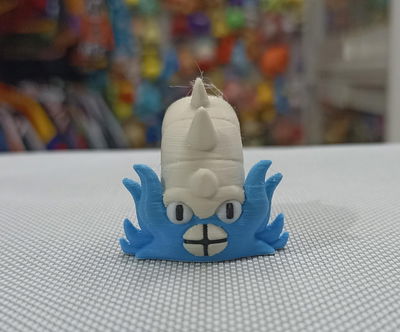 Omastar Pokemon impresión 3D - 3cm aprox