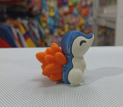 Cyndaquil Pokemon impresión 3D - 3cm aprox