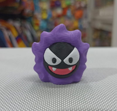 Gastly Pokemon impresión 3D - 3cm aprox