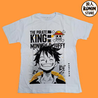 Remera Luffy blanca - One Piece - Consultar disponibilidad de Talle