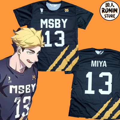 Atsumu Miya Remera camiseta MSBY Black Jackals N13 Haikyuu Varios talles