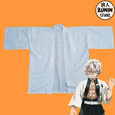 Sanemi Shinazugawa Haori / Kimono talle único Kimetsu no Yaiba - Demon Slayer