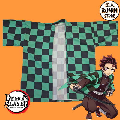 Tanjiro Haori / Kimono talle único Kimetsu no Yaiba - Demon Slayer