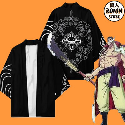 Shirohige Haori / Kimono Ilustrado talle único One Piece
