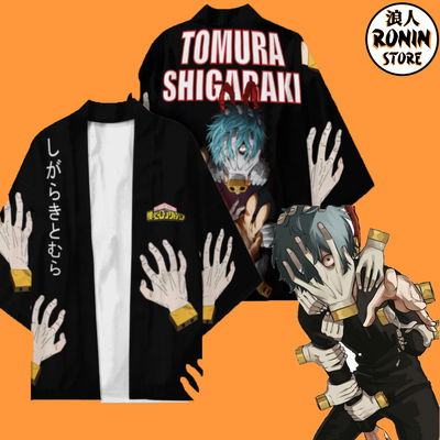 Tomura Shigaraki Haori / Kimono Ilustrado talle único My Hero Academia