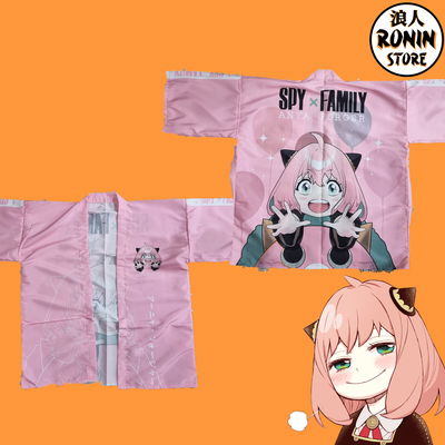 Anya Haori / Kimono Ilustrado talle único Spy x Family