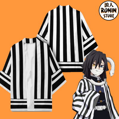Obanai Haori / Kimono talle único Kimetsu no Yaiba - Demon Slayer