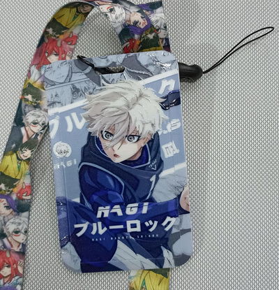 Blue Lock 05 Porta Sube - Porta Tarjeta con relieve y correa 