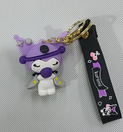 Kuromi 18 Llavero de Goma Personaje de Sanrio