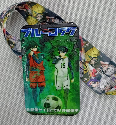 Blue Lock 06 Porta Sube - Porta Tarjeta con relieve y correa 