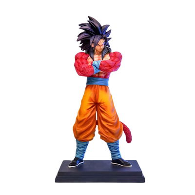 Goku ssj4 30cm con cabeza intercambiable Figura Dragon Ball con caja