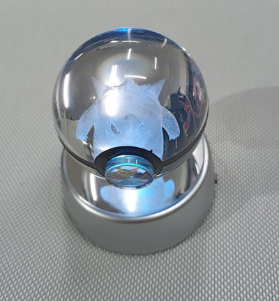 Gengar - Pokeball Luminosa decorativa 5cm - Pokebola