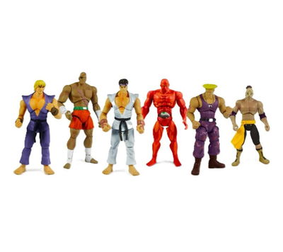 Pack 6 Figuras articuladas Street Fighter 