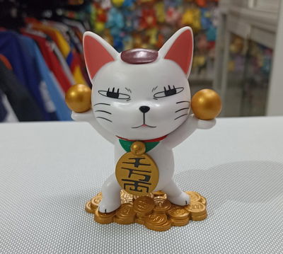 09 Turbo Abuela - Gato Blanco - Grande 10cm Gashapon Figura Dan da Dan