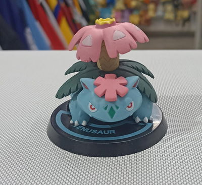 Mega Venusaur base pokeball 8m aprox Figura Gashapon Pokemon