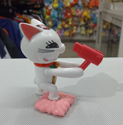 07 Turbo Abuela - Gato Blanco - Grande 10cm Gashapon Figura Dan da Dan