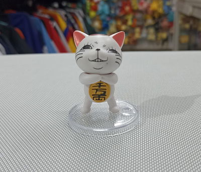 02 Turbo Abuela - Gato Blanco - 6cm Gashapon Figura Dan da Dan