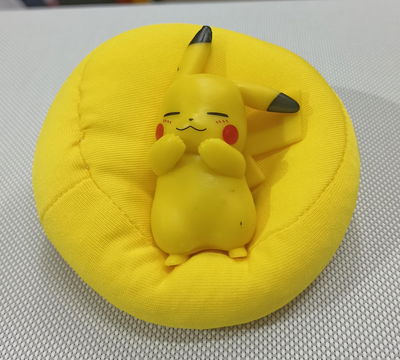 Pikachu Relax Puff 8m aprox Figura Gashapon Pokemon - Sillon Puff