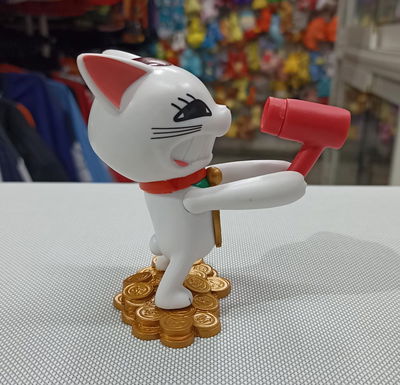 10 Turbo Abuela - Gato Blanco - Grande 10cm Gashapon Figura Dan da Dan