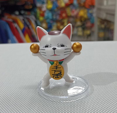 04 Turbo Abuela - Gato Blanco - chico 6cm Gashapon Figura Dan da Dan