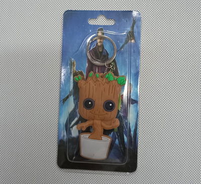 Groot 01 Llavero de goma Plano Marvel - Guardianes de la Galaxia