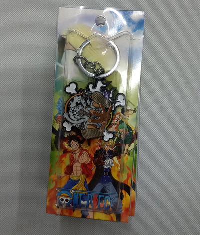 Luffy 01 Llavero Antiestrés Metálico Tipo Spinner One Piece